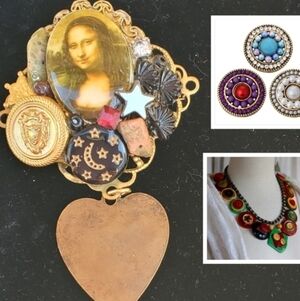 Sarah Jane Vintage‎ Crafted Brooch
